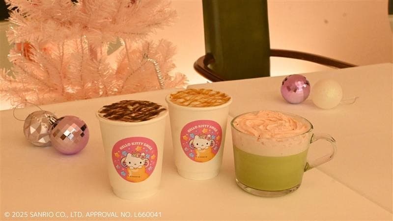 冬だけの特別体験！SNS映え必至の季節限定メニューが新登場！ HELLO KITTY SMILEで楽しむ 『冬限定ドリンク』 12月6日より提供開始