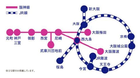 【阪神電車×JR西日本 連携商品】 「阪神・JR西日本 おでかけ1dayパス」を 「KANSAI MaaS」で発売します！