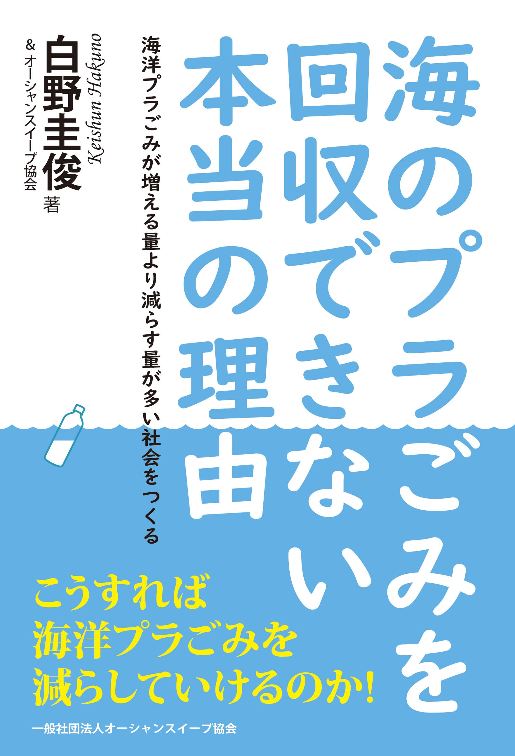 海洋プラごみ問題を解決するための電子書籍「海のプラごみを回収できない本当の理由」が発売！発売記念価格99円！