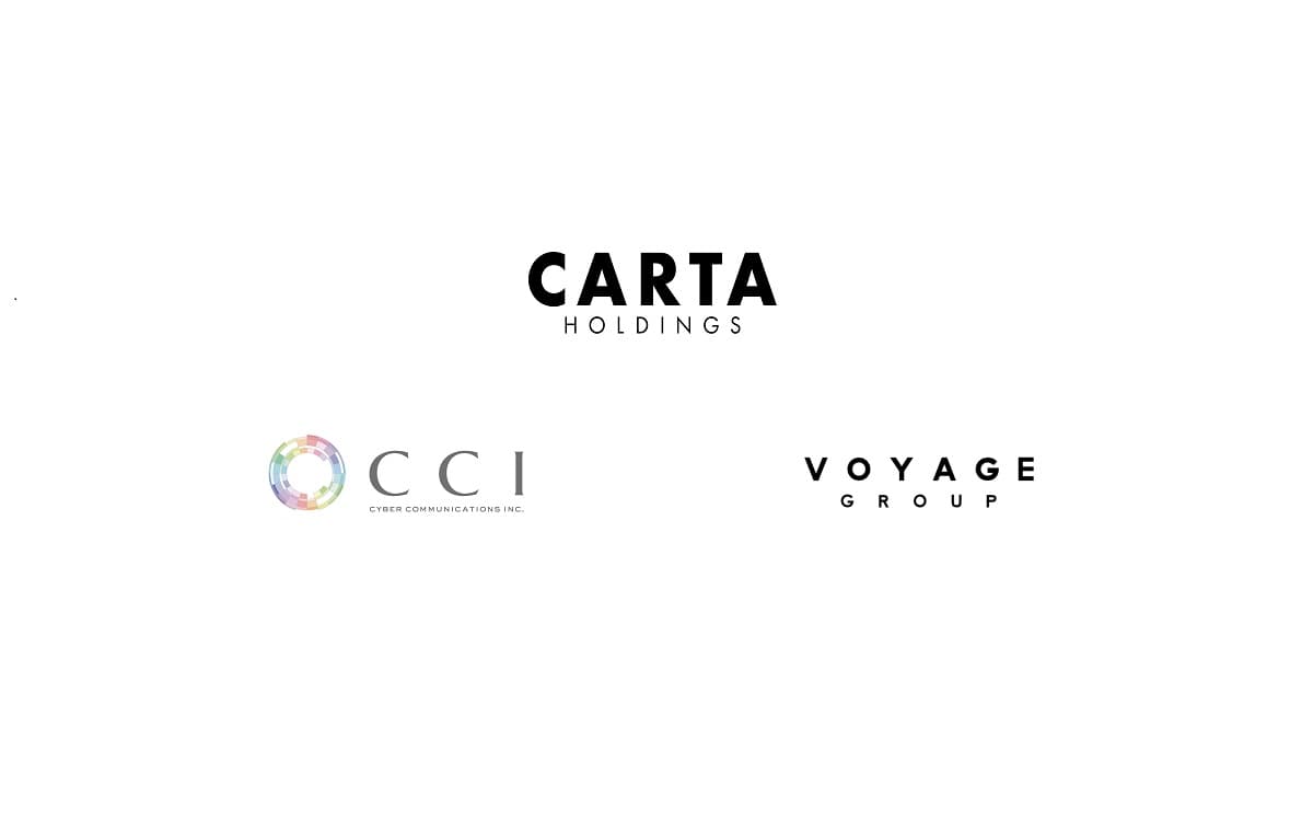 CARTA HOLDINGS、CCI、VOYAGE GROUPの経営体制に関するお知らせ