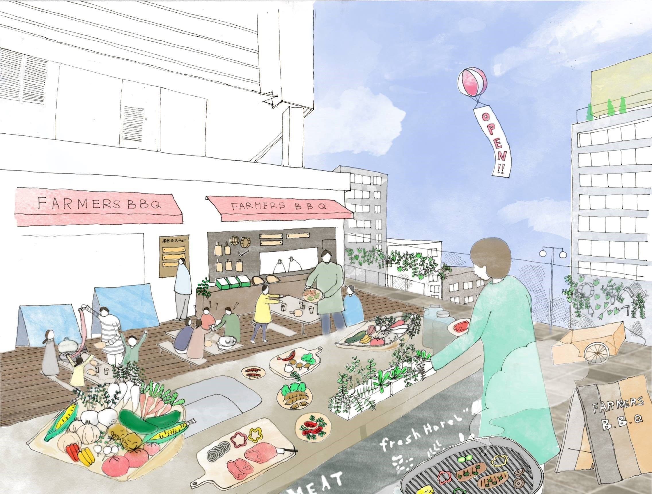 ～こだわり野菜と湘南で育ったみやじ豚を味わえる～ 「ＦＡＲＭＥＲＳ ＢＢＱ　吉祥寺店」オープン
