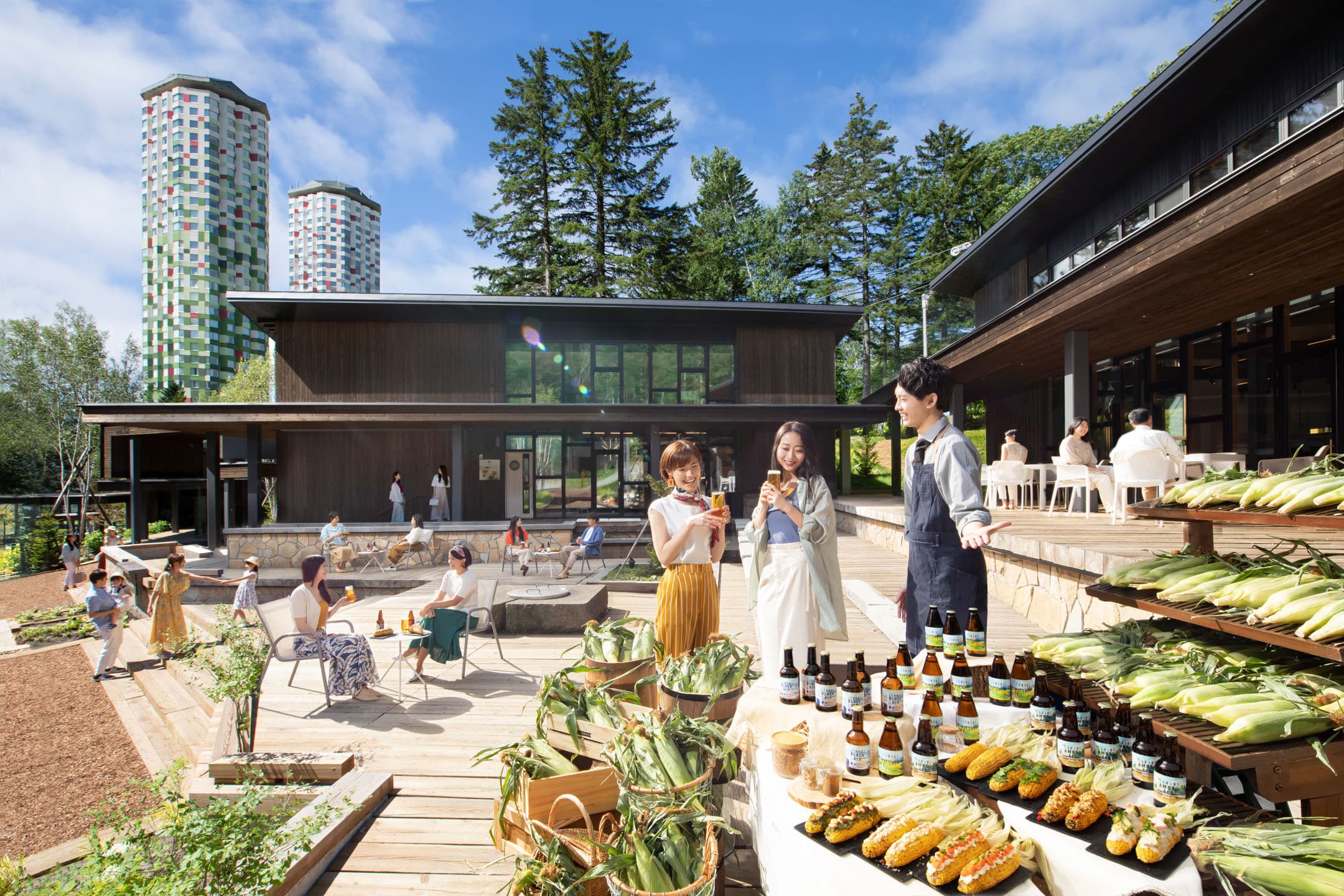 【リゾナーレトマム】とうきびに合うトマムオリジナルのクラフトビール3種類が登場 北海道の夏を満喫！「とうきビアガーデン」開催｜期間：2021年7月1日～8月31日