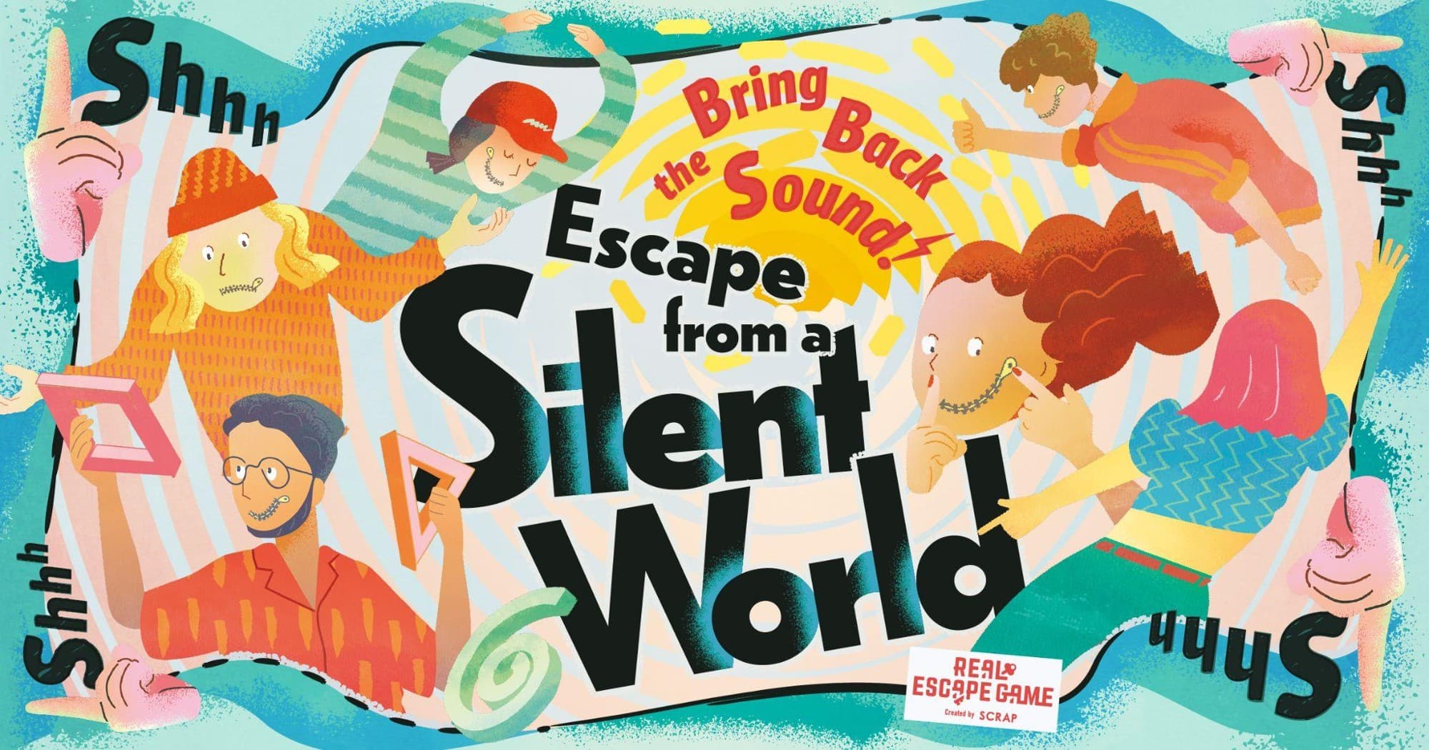 会話NG！ 音が消えた世界で謎解きに挑戦！ 『Escape from a Silent World』 ジェスチャーや表情で仲間と協力。言語不要のリアル脱出ゲームが東京ミステリーサーカスに登場！