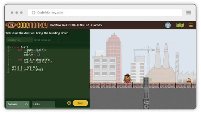 人気のプログラミング言語「Python」を「コードモンキー」で学ぼう！新タイトル「バナナ・テイルズ」をリリース！フォロー＆ツイートキャンペーンも開始！