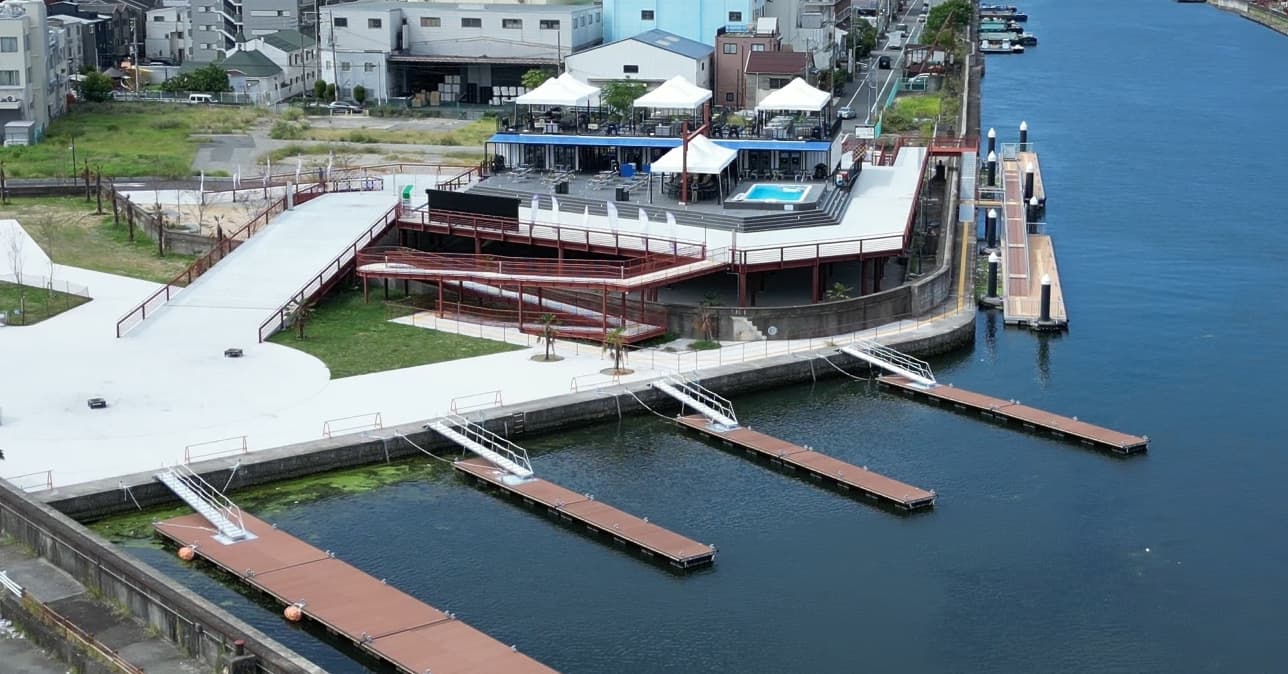 大阪・中之島GATEサウスピアに50ft以上の大型艇対応の係留桟橋誕生。第1期オープニングキャンペーン開始！