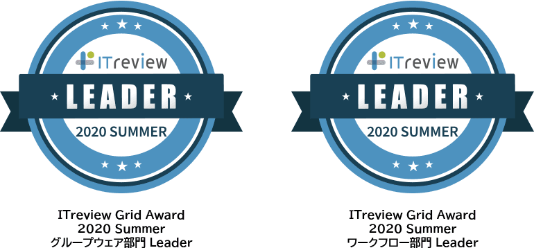 IT製品比較・レビューサイト「ITreview」 グループウェア・ワークフロー2部門で『desknet's NEO』が 6期連続アワード受賞