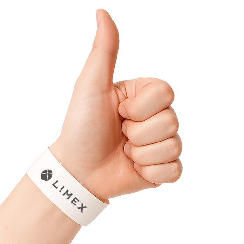 環境にやさしい 「ＬＩＭＥＸ製イベント用リストバンド」 登場！