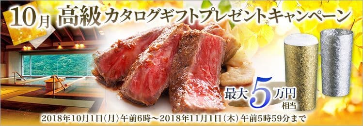 ＦＸプライムｂｙＧＭＯ、 エステやクルージング、温泉やお食事ご利用券などが満載の 【最大5万円相当】の高級カタログギフトをプレゼント！