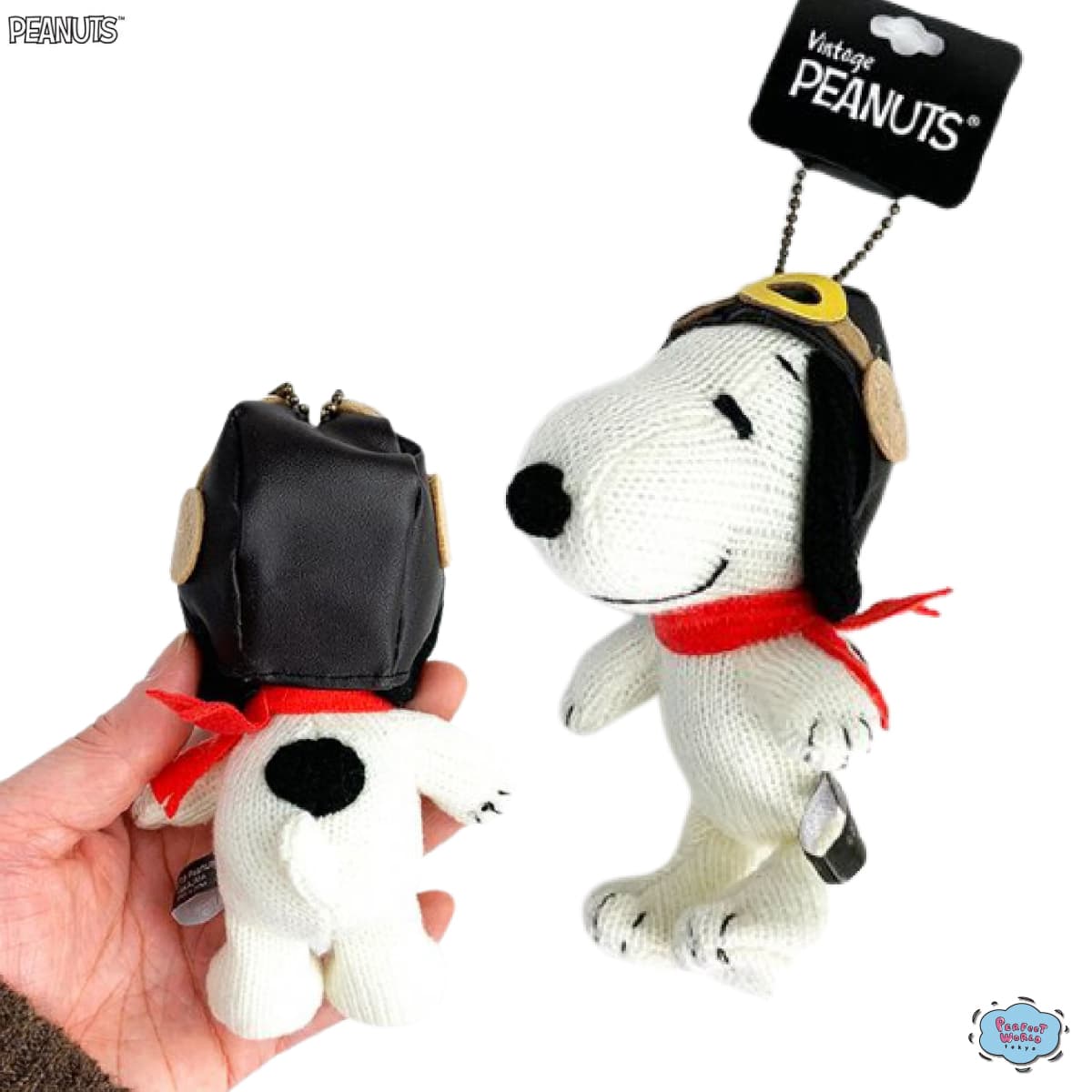 おーすごい♫すぐ売り場から姿を消すニットマスコット。フライング・エースが登場です。