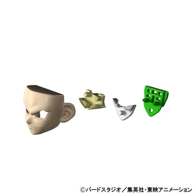 パーツ(眉毛や瞳の色を細密に再現)