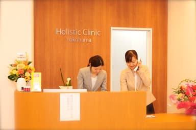 受付の様子