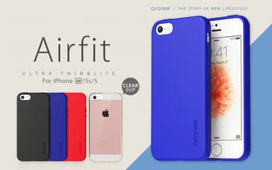 araree軽量スリムiPhone SEケース