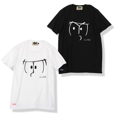 フェイスTシャツ(白：おそ松、黒：カラ松)