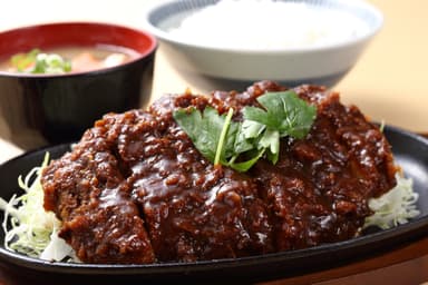 鉄板味噌ロース定食