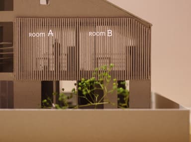 「お部屋A・B」模型
