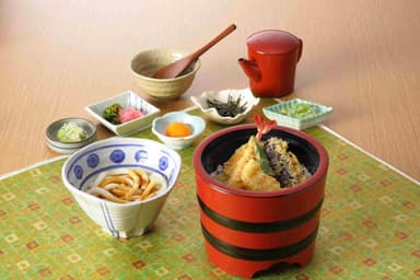 天茶漬け＆伊勢うどんセット