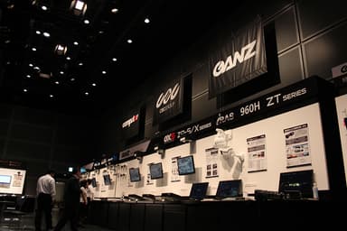 過去の内覧会の様子(展示デモコーナー) 1