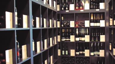 The Winery Tokyoの棚の様子