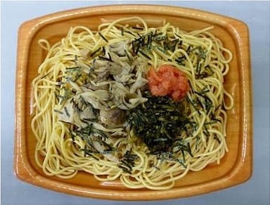 阿蘇高菜と明太子のスパゲティ