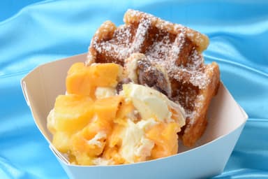 ミキシンミクスリーム「マラサダ風ミクスリームワッフル」