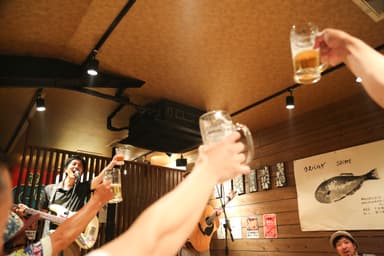 『地魚屋台とっつぁん』ライブ 3