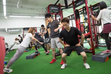 「SYNERGY360」を使用したサーキットトレーニング