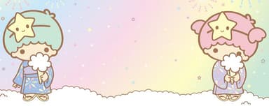 浴衣姿の「キキ＆ララ」イメージ