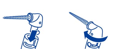 「デントヘルス歯間ブラシ」ブラシ部分