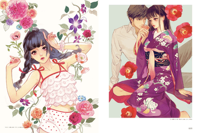 中面1（ILLUSTRATION MAKING & VISUAL BOOK マツオヒロミ）
