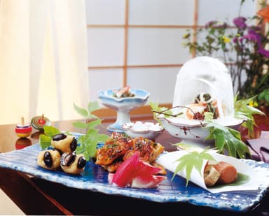 季節の創作会席料理例