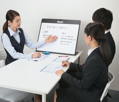 組み立てるだけで簡単に会議ができる