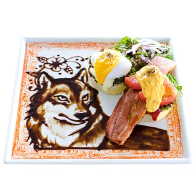 BLTのアートエッグベネディクト