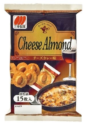 チーズアーモンドチーズカレー味
