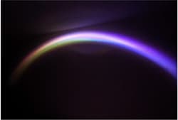 虹投影時の様子（イメージ）