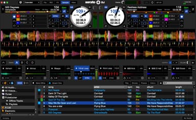 「serato DJ」画面