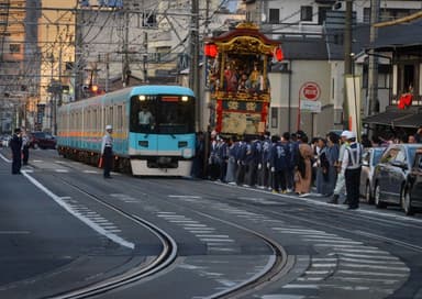 京津線との並走