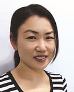 壁画「わくわく散歩道」の制作者　都あきこさん