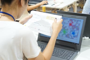 科学実験とリンクしたプログラム