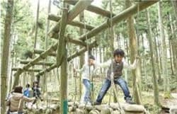 六甲山フィールド・アスレチック場内