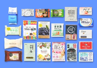 入浴剤と化粧石鹸のサンプルセット