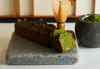 宇治抹茶とかのこ豆のパウンドケーキ