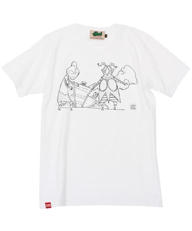 コラボ Tシャツ 白　(C)円谷プロ