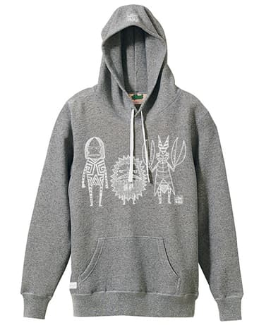 コラボ パーカー グレー　(C)円谷プロ