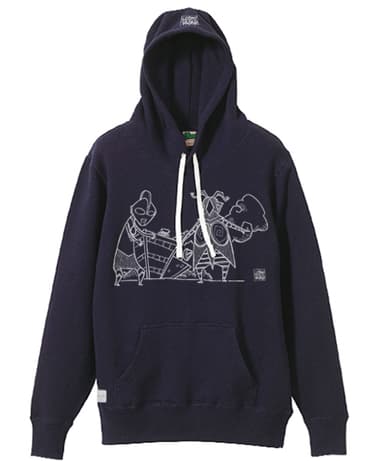 コラボ パーカー 紺　(C)円谷プロ