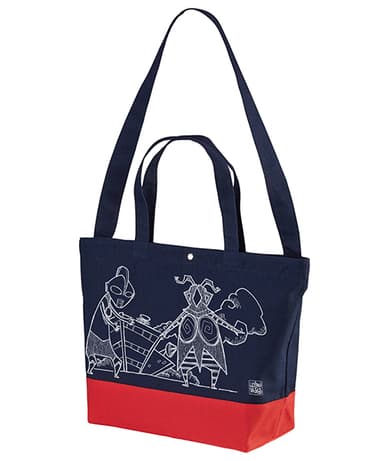 コラボ ショルダーバッグ 紺＆赤　(C)円谷プロ