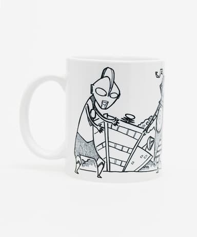 コラボ マグカップ(ゼットンとの対決シーン)　(C)円谷プロ