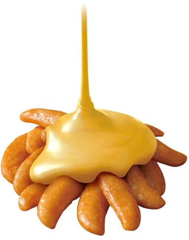 チーズ柿種生地画像