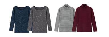 ・クルー/タートルネック長袖(10分)