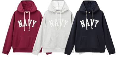 ・裏シャギーロゴパーカ