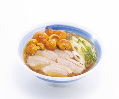 なめこ入り鴨南蛮そば